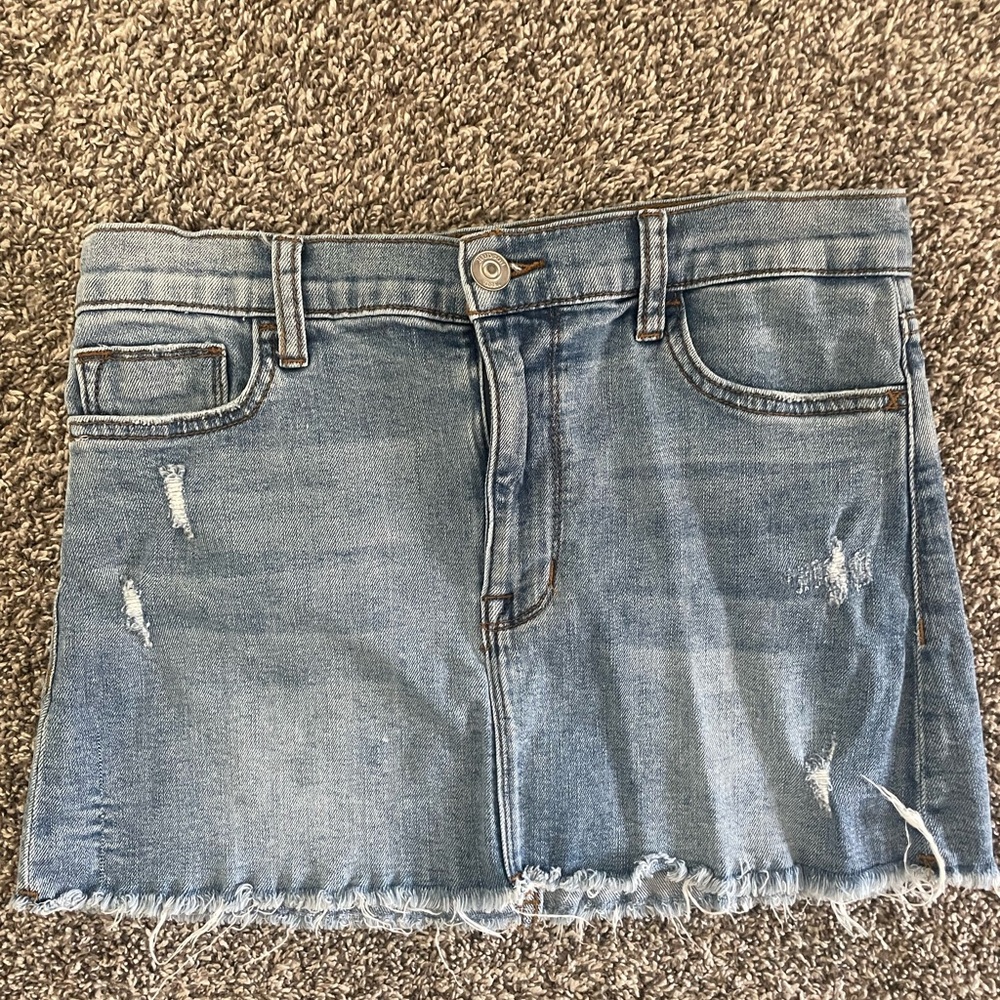 Denim Mini Skirt